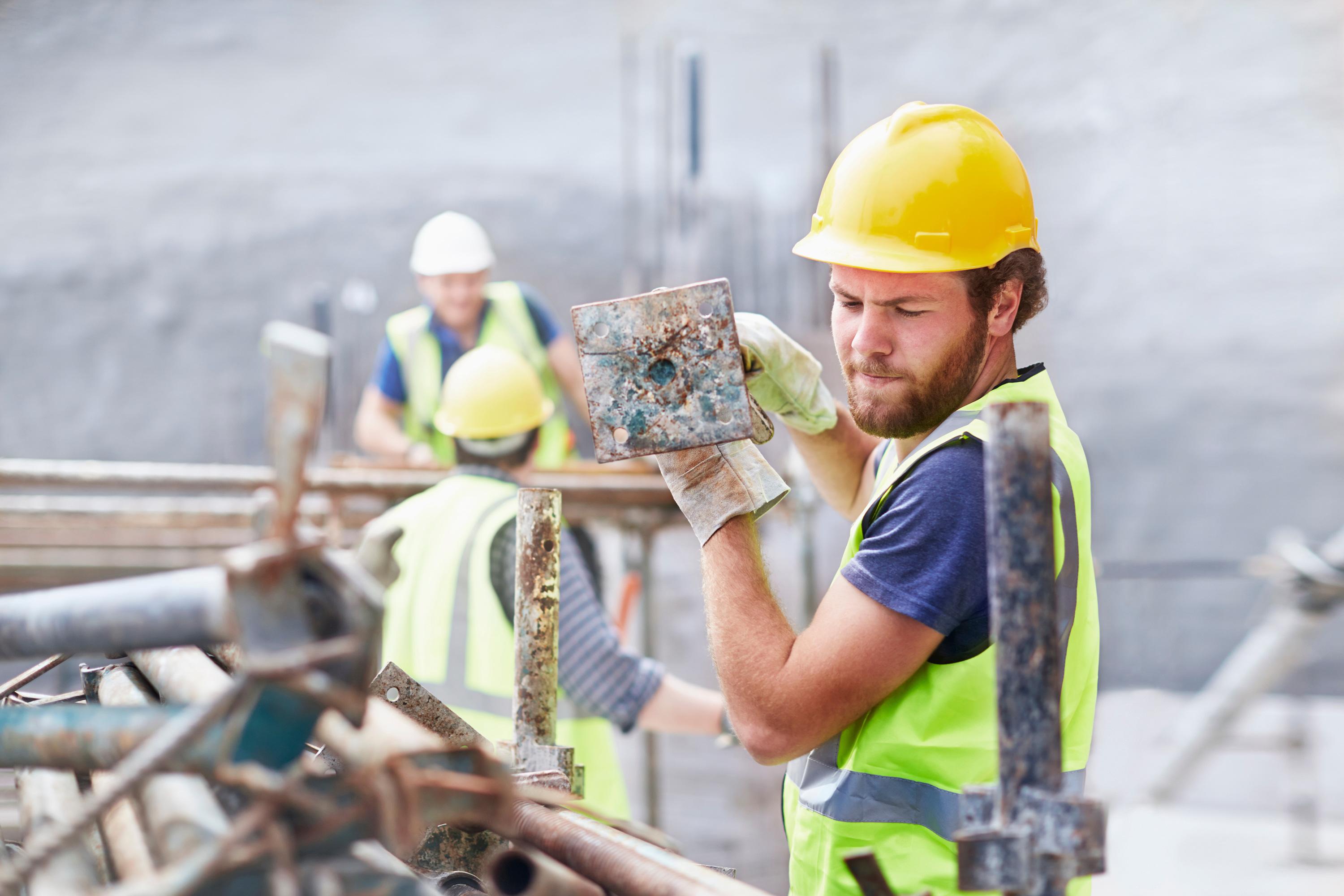 Auf der Baustelle
