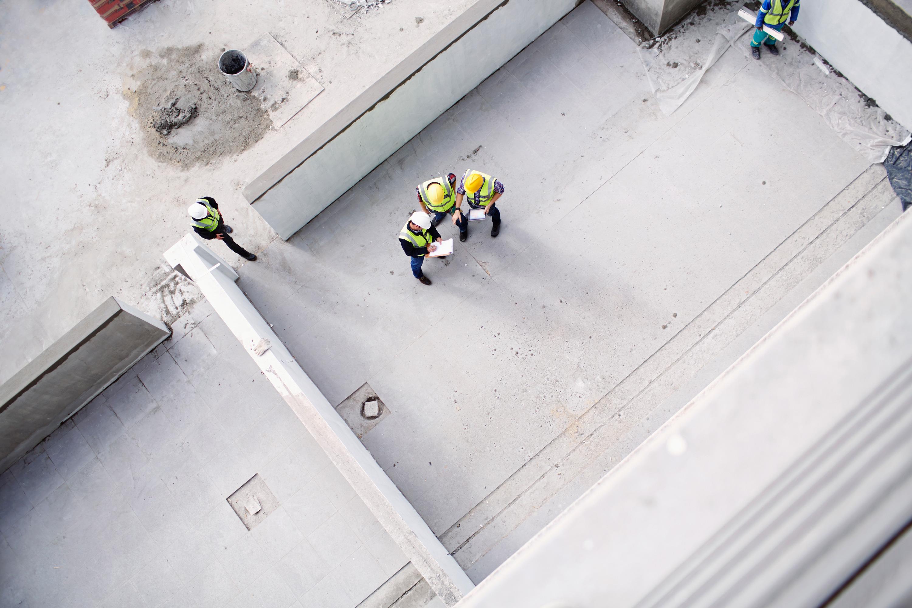 Auf der Baustelle