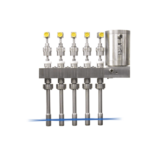 Mehrfach-Rotordüse mit elektrischem Antrieb
