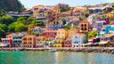 Altstadt von Preveza am Wasser.