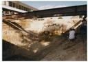 Durchstich des U-Bahntunnels am Flughafen 1997.