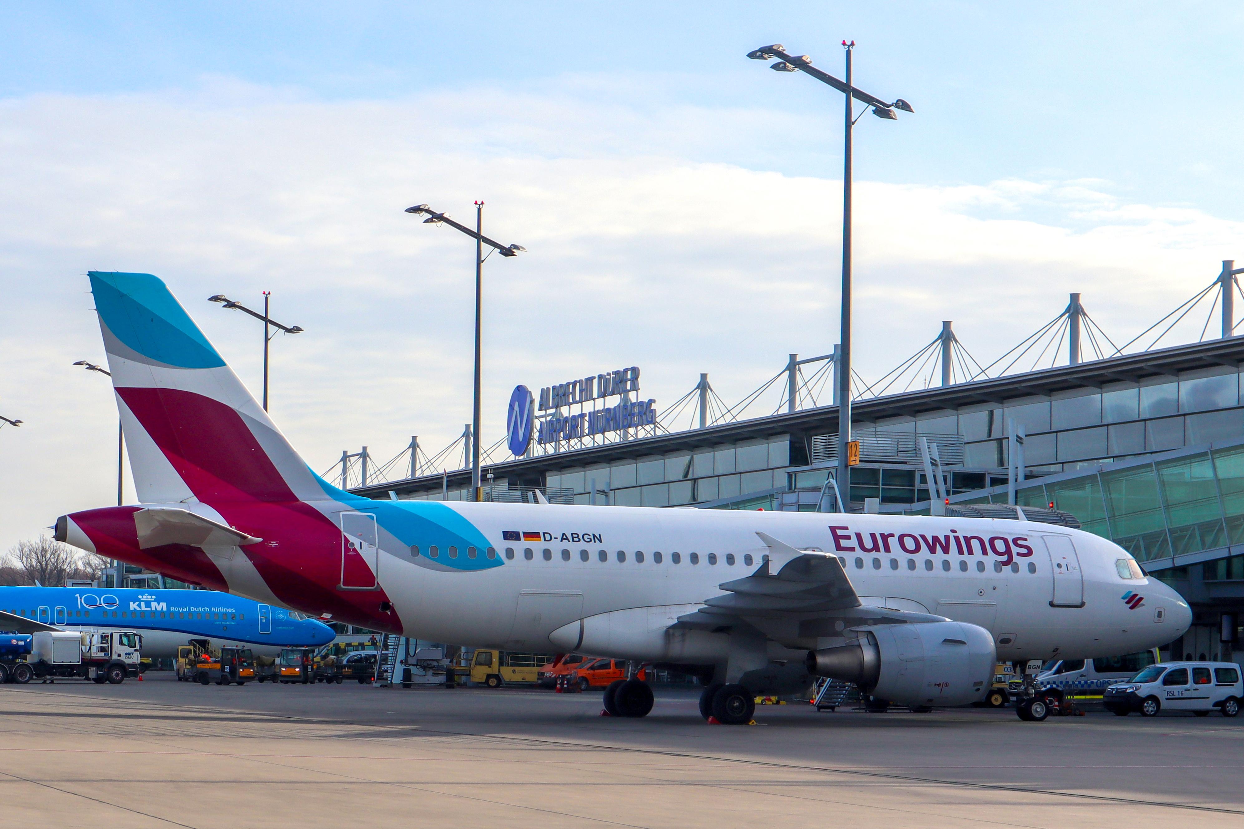 Eurowings Parke N Flughafen Nürnberg www.airport-nuernberg.de