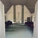 Innenansicht der Friedhofskapelle Königs Wusterhausen