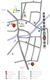 Karte mit Standorten der Leuchttürme