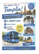 Plakat für Seniorenfahrt nach Templin