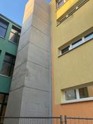 Gesamtschule Aufzugsanbau