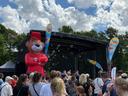 Auf der Bühne von Radio Teddy wurde ein buntes Programm für die Kinder geboten.