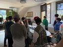 Grundschüler treffen die Bürgermeisterin in ihrem Büro