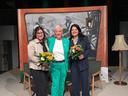 RadioSKW Moderatorin Susanne Trotzki, Bürgermeisterin Michaela Wiezorek, Musikerin und Schauspielerin Jasmin Tabatabai.