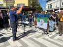 Altstadtfest in Hückeswagen - Auftritt der beiden Posaunenchöre