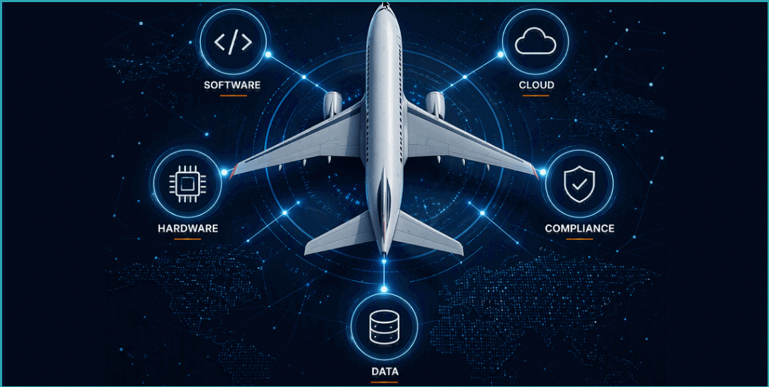 Aircraft with bubble of different it Icons