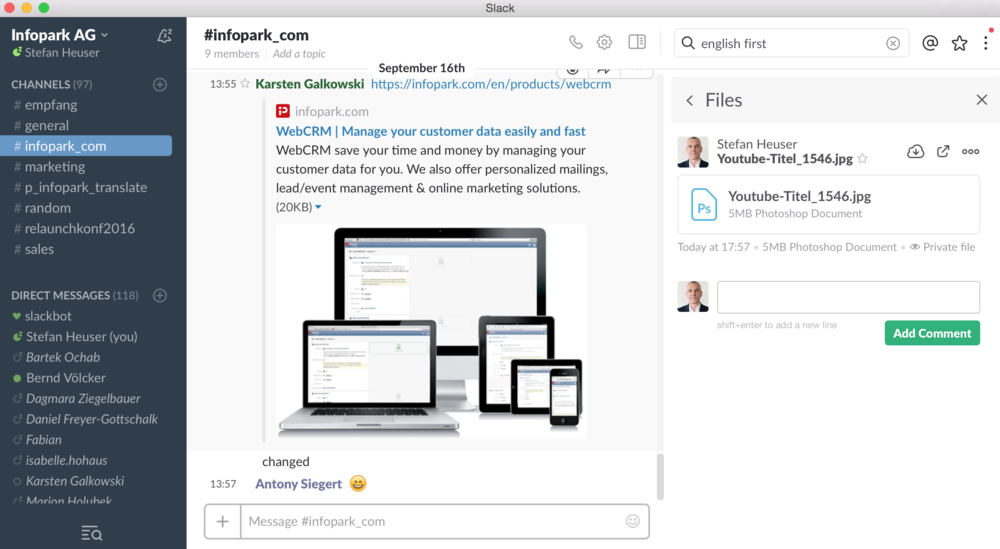 Slack Titel