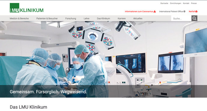 lmu klinikum screenshot