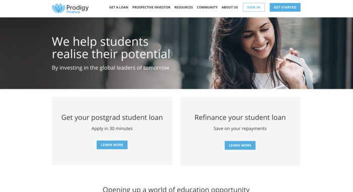 prodigyfinance screenshot