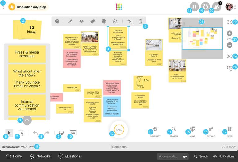 Infopark Lieblings-Tool: Klaxoon