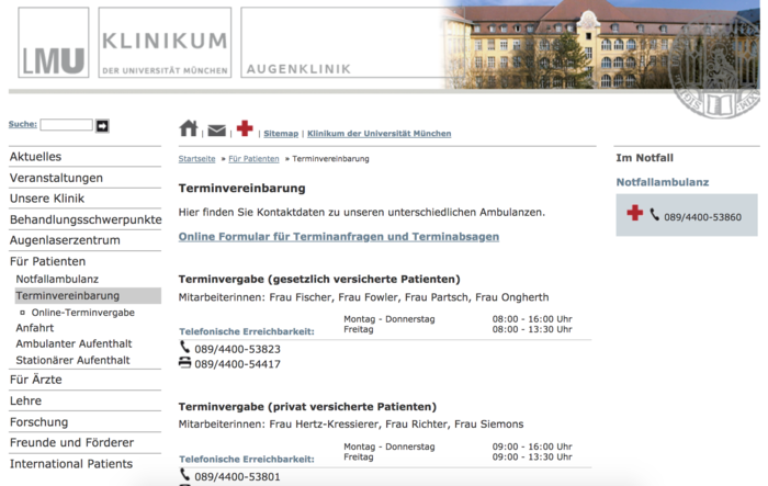 LMU Augenklinik