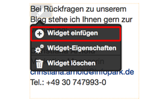 widgeteinfuegen