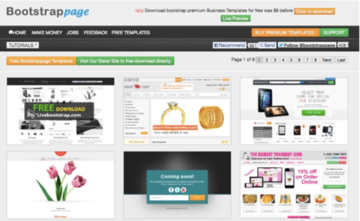 screenshot bootstrap