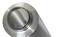 For the reduction of noise in circular ducts, aluminium construction